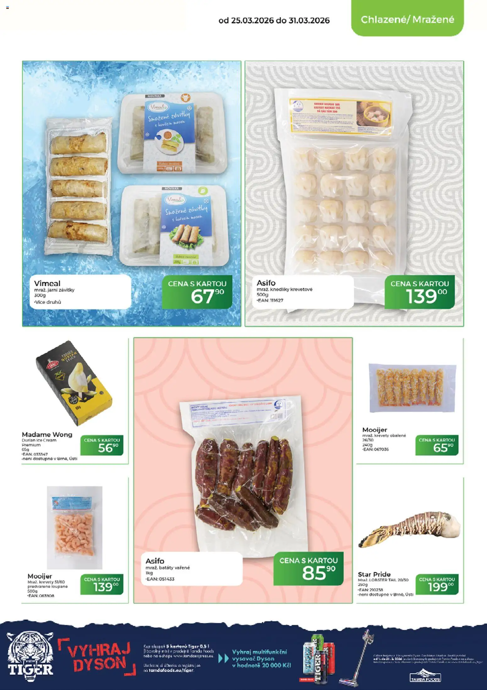 Tamda Foods leták od 25.03.2026 | Strana: 23 | Produkty: Tiger, Batáty, Vysavač, Krevety