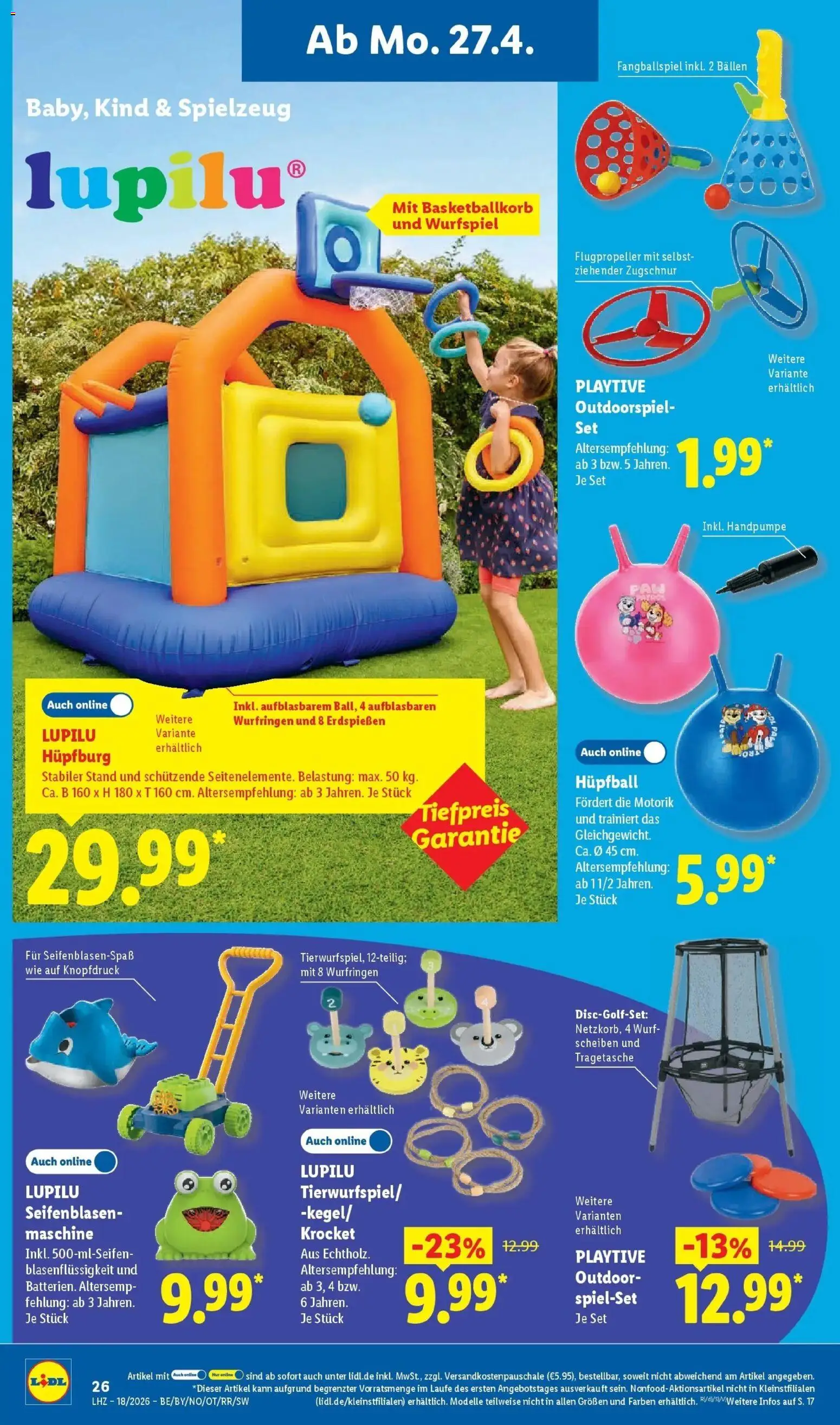 Lidl Německo leták od 27.04.2026 💥 Nenechte si ujít TOP nabídky! ⭐ | Česko