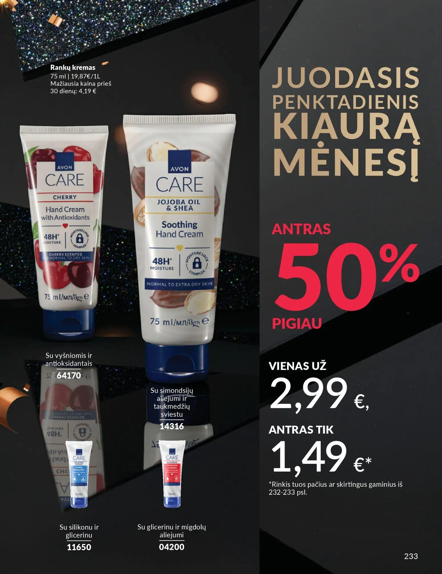 AVON akcijos nuo 01.11.2025 | Puslapis: 233 | Prekių: Kremas
