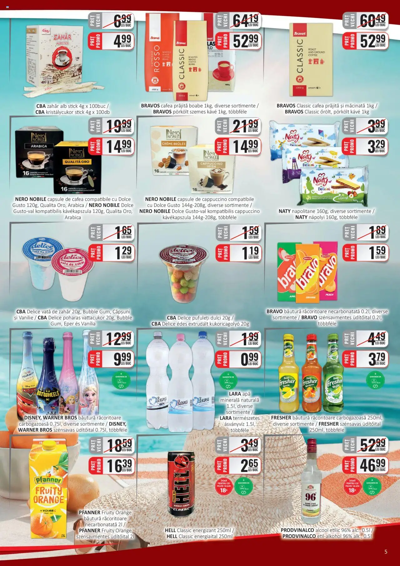 CBA catalog - C+C – valabil de la 01.08.2025 | Pagină: 5 | Produse: Cafea, Pește, Căpșuni, Zahăr
