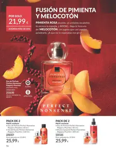 Eau de Parfum Perfect Nonsense Peppery Peaches, Eau de Parfum Perfect Nonsense Peppery Peaches, pimienta rosa, melocotón 50 ml │ válido desde el 01.09.2025 | Página: 96 | Productos: Perfume, Té, Body, Eau de parfum