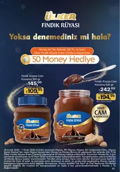 18.12.2025 tarihinden itibaren geçerli olan Migros kataloğu önizlemesi | Sayfa: 62 | Ürünler: Çikolata, Fındık, Krema, Ocak