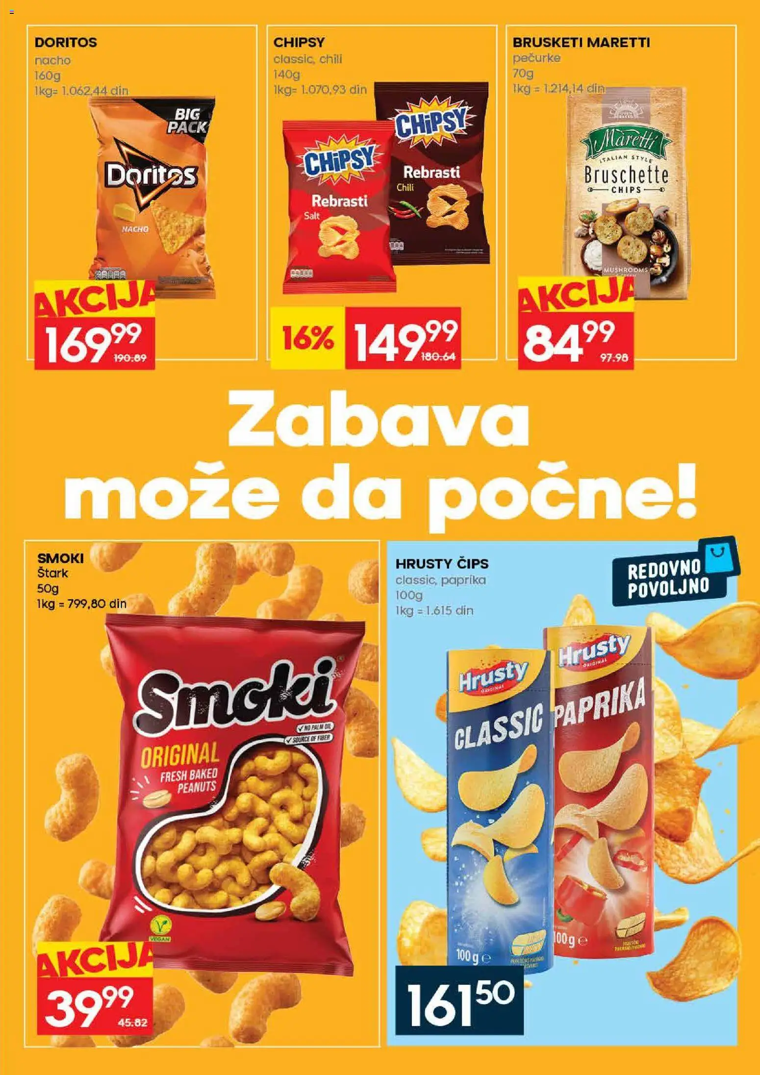 Idea katalog - važi od 09.04.2026 | Strana: 21 | Proizvode: Čips, Smoki, Brusketi, Doritos