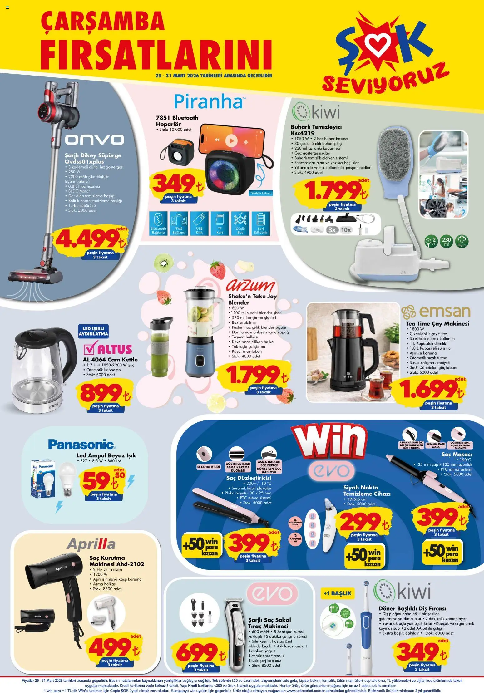 Şok Market Katalog - 25.03.2026 tarihinden itibaren geçerlidir | Sayfa: 3