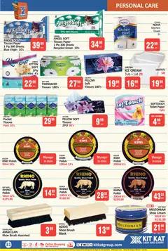 KIT KAT Cash & Carry specials catalogue – valid from 02.11.2025 | Page: 31 | Products: Pillow, Brush, Cream, Tissues