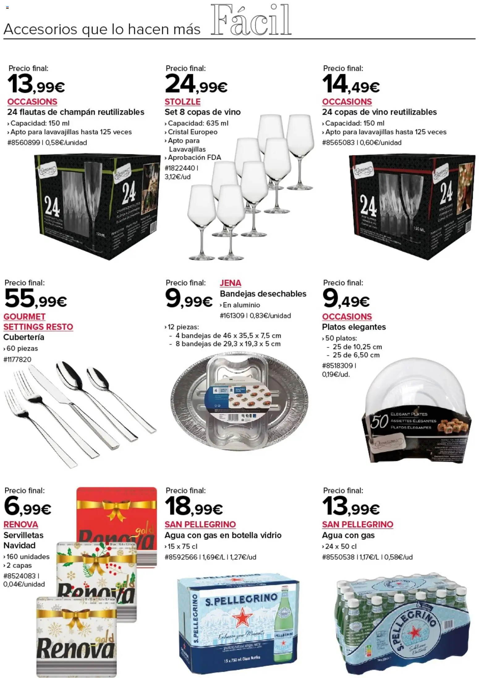 Costco catálogo │ válido desde el 23.12.2025 | Página: 7 | Productos: Vino, Agua con gas, Lavavajillas, Cubertería