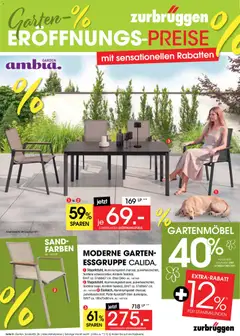 Zurbrüggen Garten Eröffnungspreise ab 27.04.2026 gültig