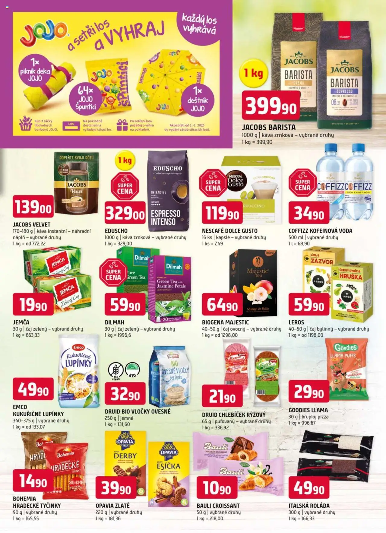Terno leták od 18.06.2025 | Strana: 9 | Produkty: Deka, Ovesné vločky, Nescafé, Crema