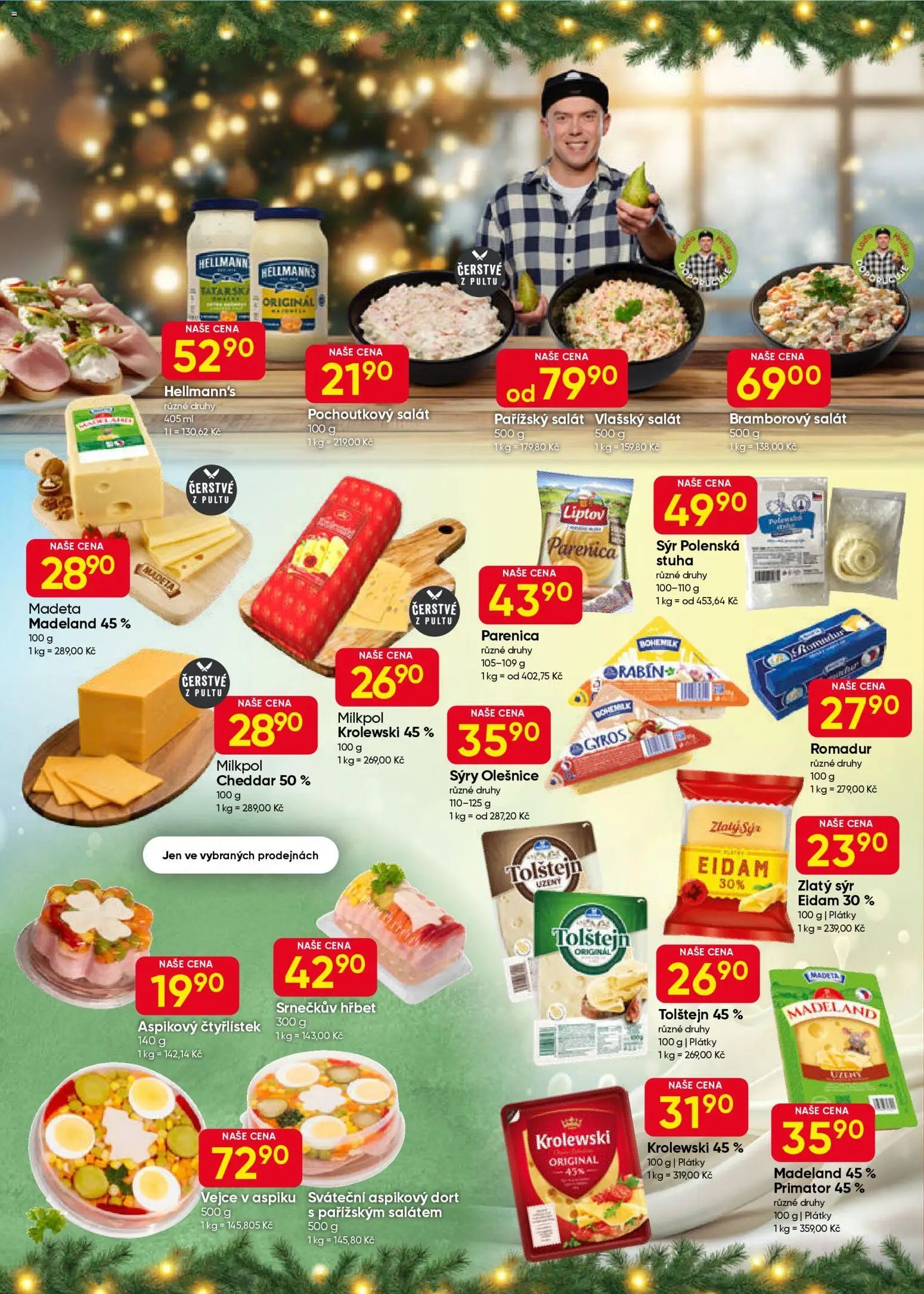 Hruška leták od 22.12.2025 | Strana: 4 | Produkty: Parenica, Sýr, Eidam, Romadur