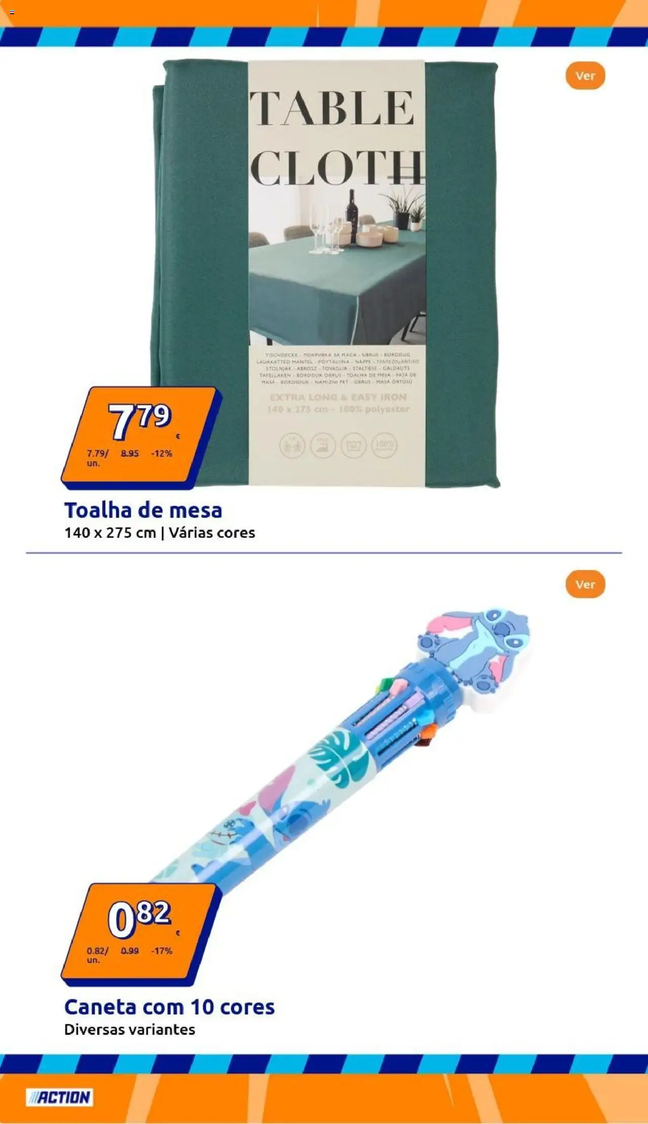 Action - Action PT week 37 2025 │ válido de 10.09.2025 | Página: 20 | Produtos: Mesa, Toalha de mesa