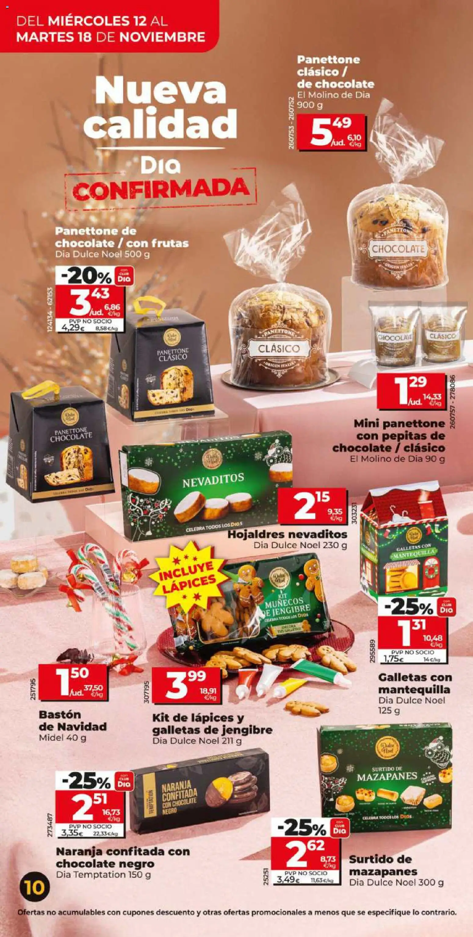 Dia - folleto Market │ válido desde el 12.11.2025 | Página: 10 | Productos: Chocolate, Galletas, Bastón, Συσκευή ροής