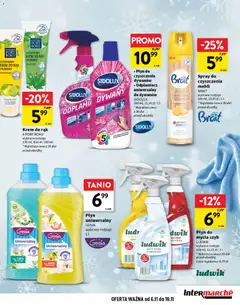 Pogląd oferty "Intermarche Gazetka - Dekoracje i Inspiracje" - ważna od 06.11.2025 | Strona: 17 | Produkty: Płyn do mycia szyb, Krem do rąk, Odplamiacz, Dywany