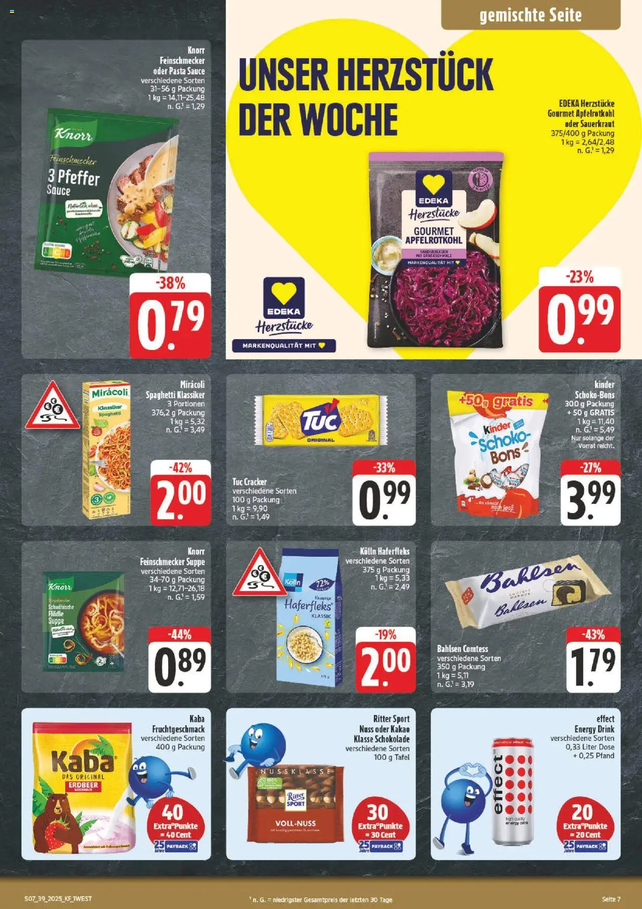 nah & gut Prospekt 	 – gültig ab 22.09.2025 | Seite: 7 | Produkte: Energy, Schokolade, Pfeffer, Pasta