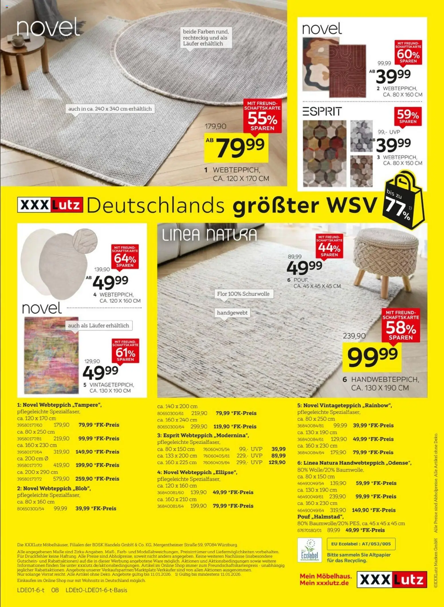 XXXL Lutz - Deutschlands größter WSV – gültig ab 27.11.2025 | Seite: 8 | Produkte: Pouf