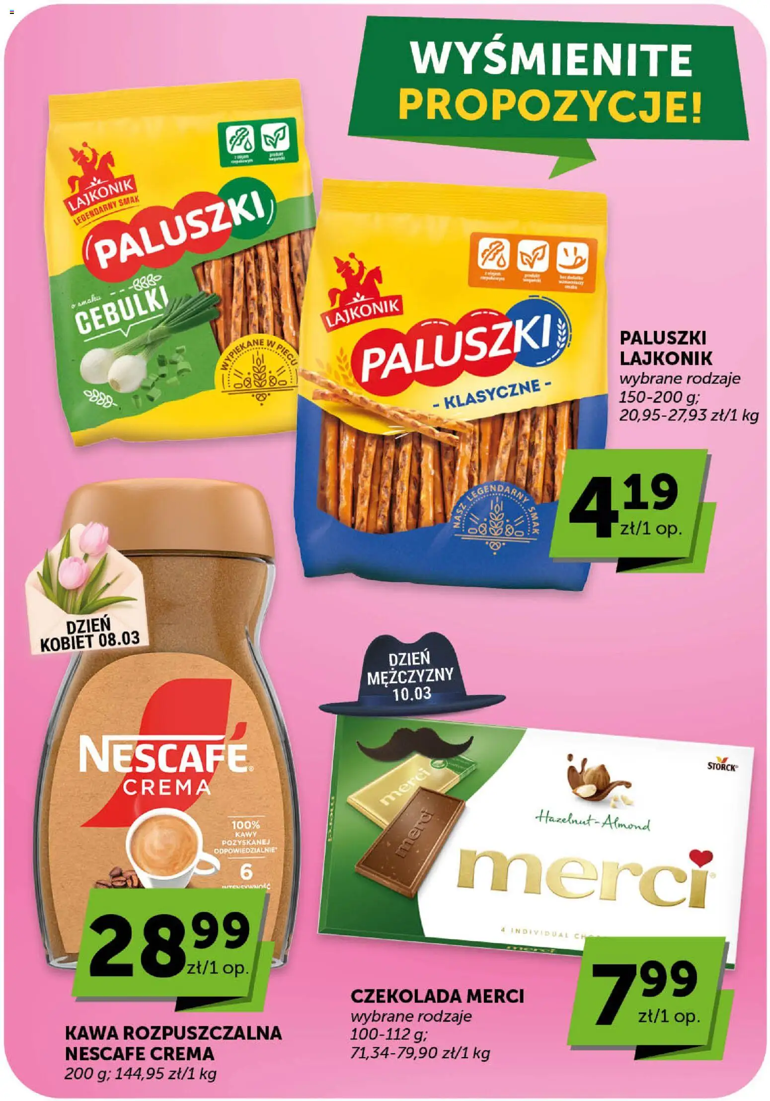 Euro Sklep gazetka - Market od 05.03.2026 | Strona: 17 | Produkty: Nescafe, Kawa rozpuszczalna, Merci, Czekolada