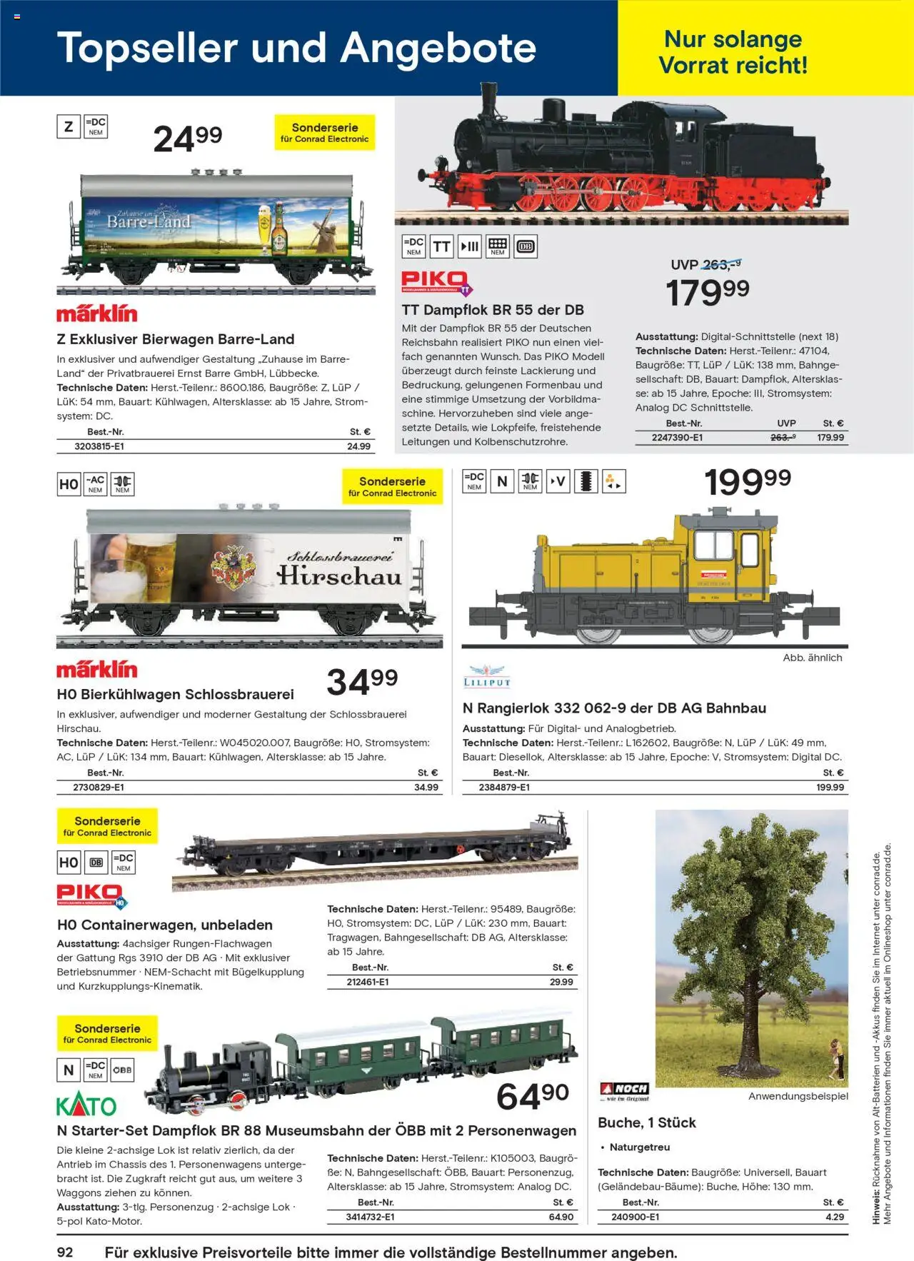 Conrad  Modellbahn Katalog - gültig ab dem 25.08.2025 | Seite: 94