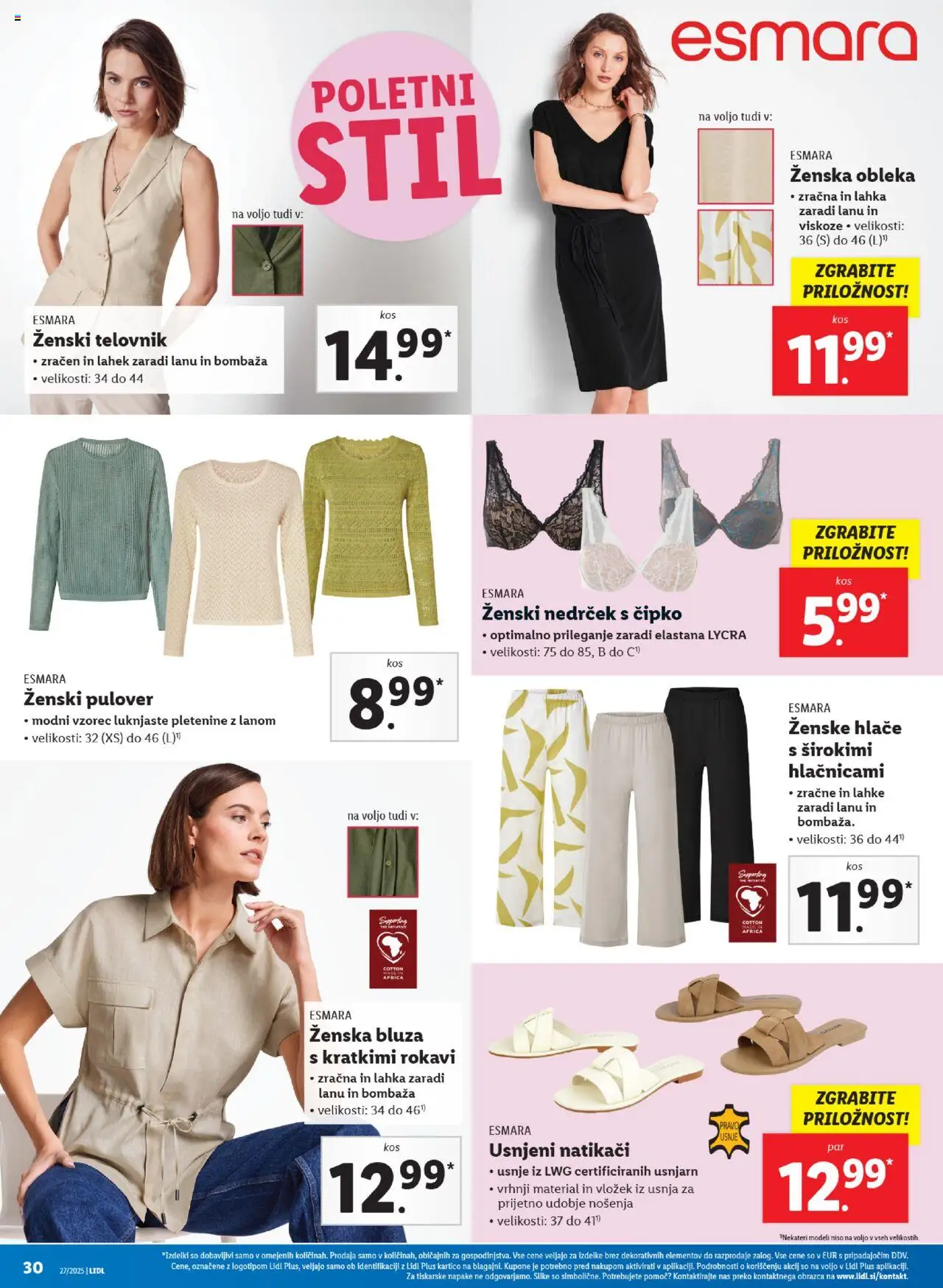 Lidl - Maribor │ velja od 03.07.2025 | Stran: 56 | Izdelki: Bluza, Pulover, Hlace, Obleka