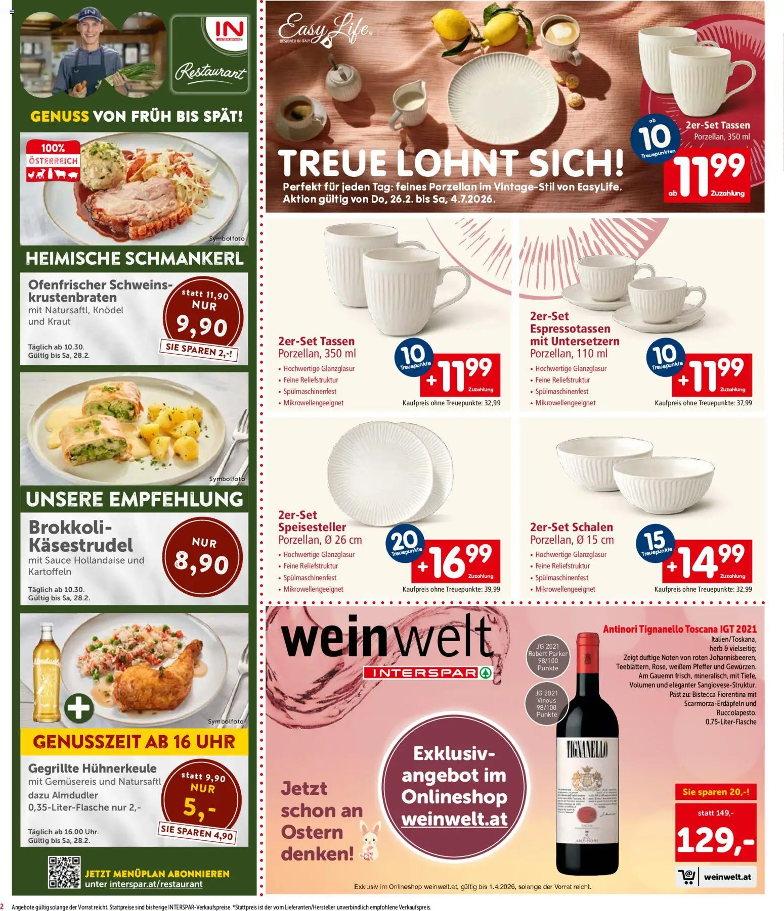 Interspar Flugblatt - Salzburg gültig ab 26.02.2026 | Seite: 2 | Produkte: Kartoffeln, Pfeffer, Kraut, Uhr