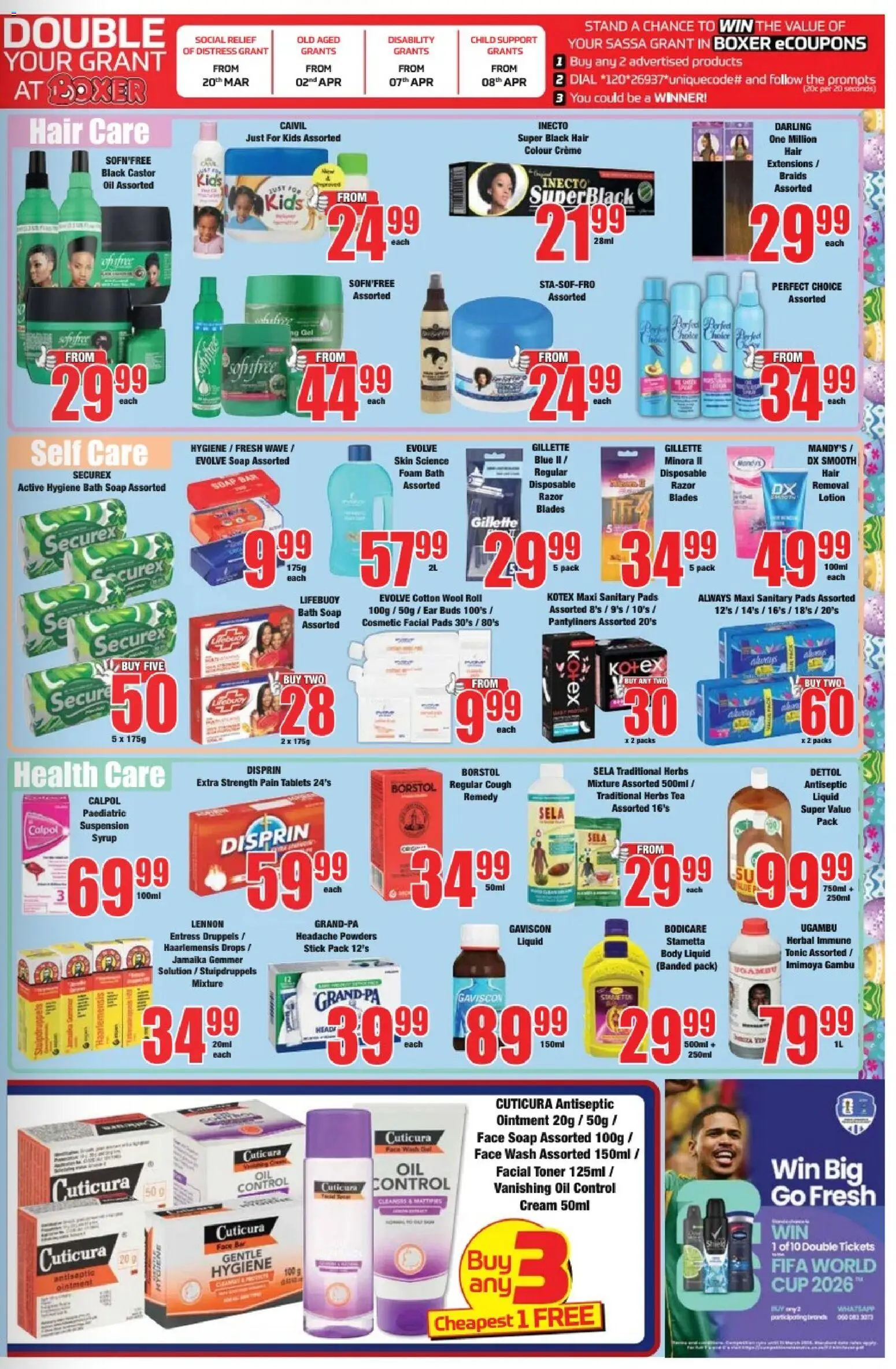 New Boxer catalogue – valid from 23.03.2026 | Page: 11 | Products: Pads, Soap, Foam, Dye