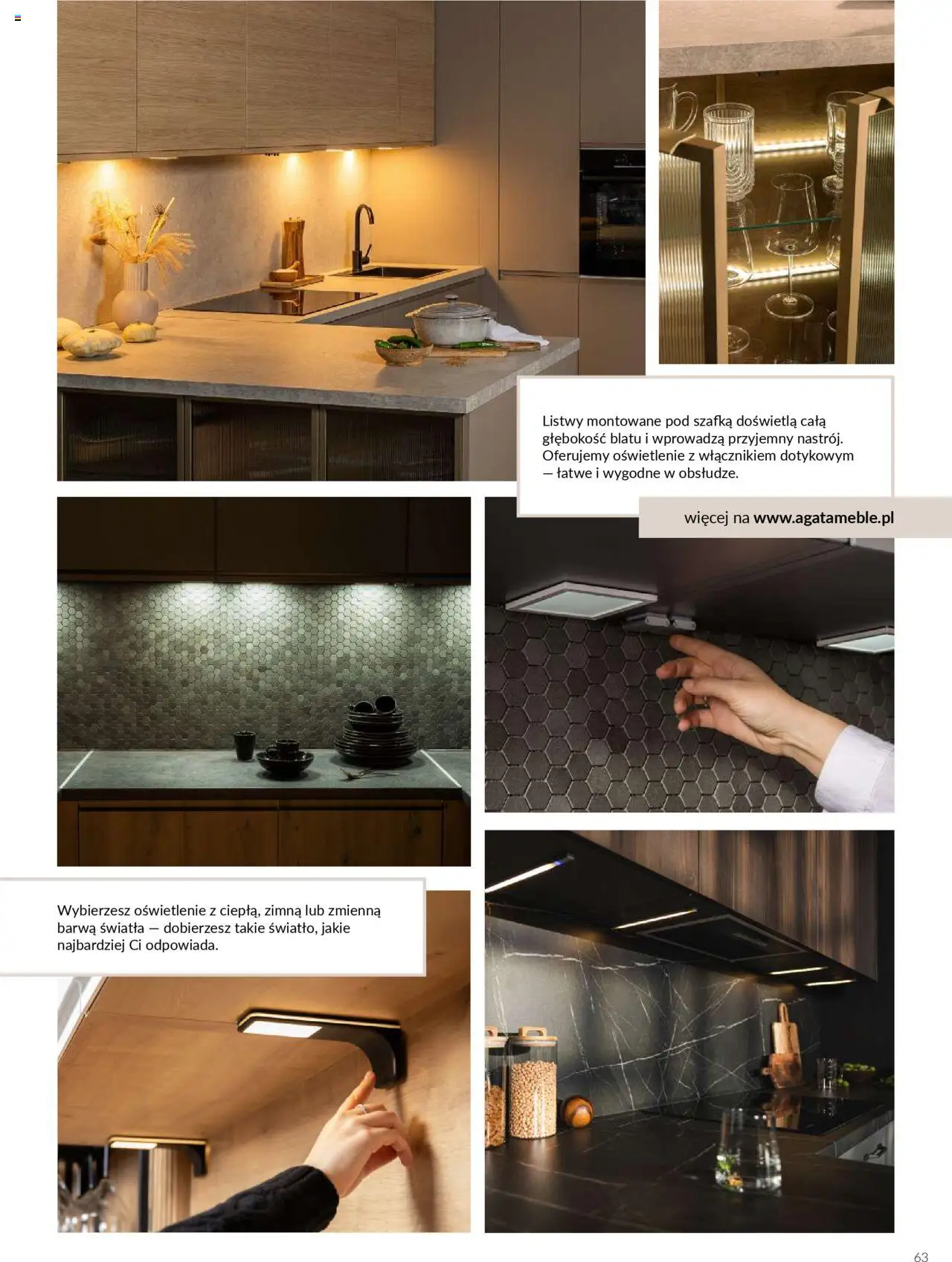 Salony Agata Gazetka - Kuchnie Qubik od 21.03.2025 | Strona: 63