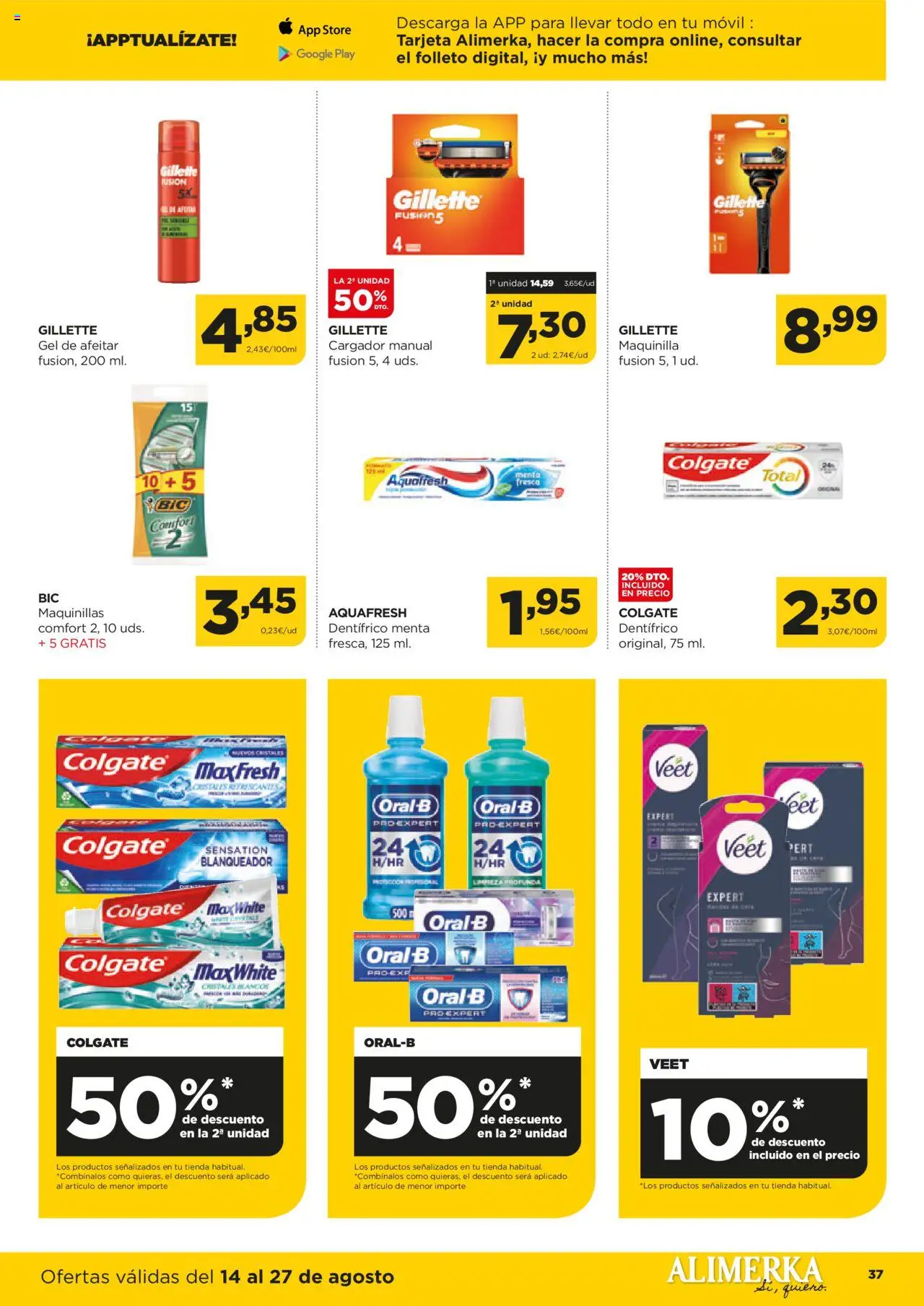 Alimerka folleto Castilla y León │ válido desde el 14.08.2025 | Página: 39 | Productos: Gel de afeitar