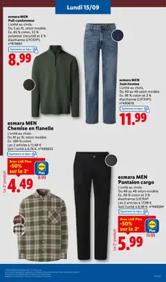  | Page: 73 | Produits: Jeans, Coton, Chemise, Pull