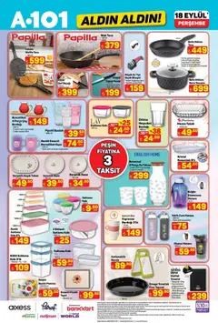 A101 Katalog Aldın Aldın - 18.09.2025 tarihinden itibaren geçerlidir | Sayfa: 7 | Ürünler: Kaşe, Zselatin, Çay bardağı, Fırın