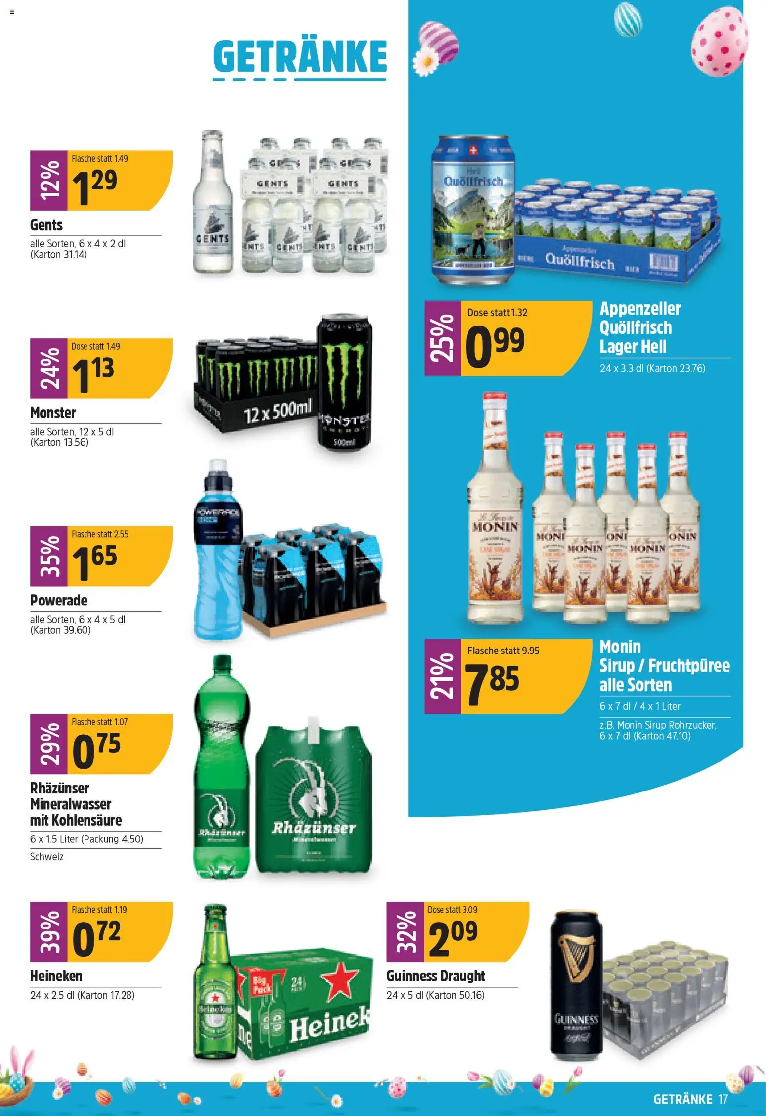 TopCC aktionen – gültig ab 16.03.2026 | Seite: 17 | Produkte: Sirup, Mineralwasser