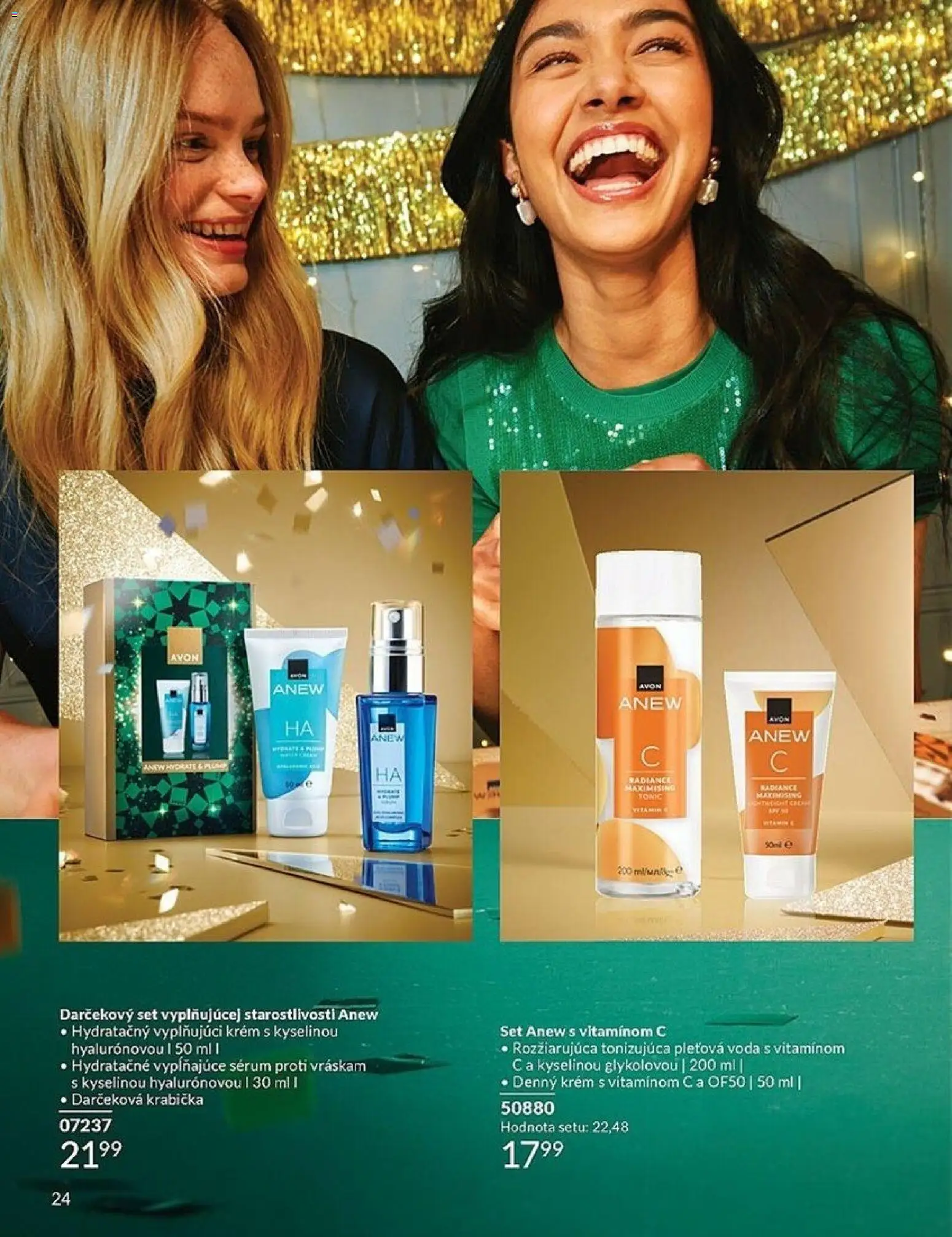 Nové Avon akcie – leták je platný od 01.11.2025 | Strana: 24 | Produkty: Krém, Voda