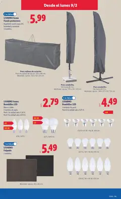 Vista previa Para sombrilla, De hasta Ø3 m. Medidas: aprox. 170 x 20 / 45 cm válido desde el 09.02.2026 | Página: 11 | Productos: Sombrilla, Funda, Felpudo