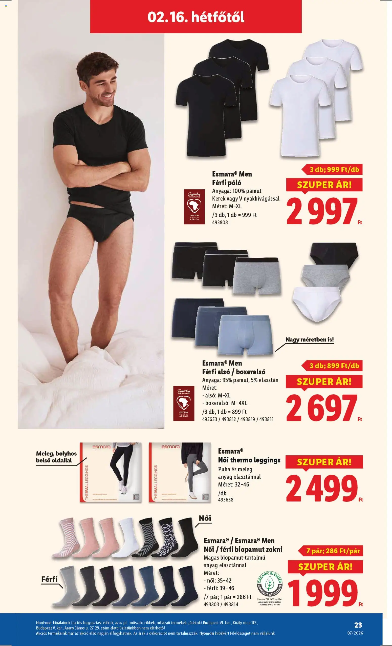 Lidl akciós ujság - amely érvényes a következő dátumtól: 12.02.2026 | Oldal: 23