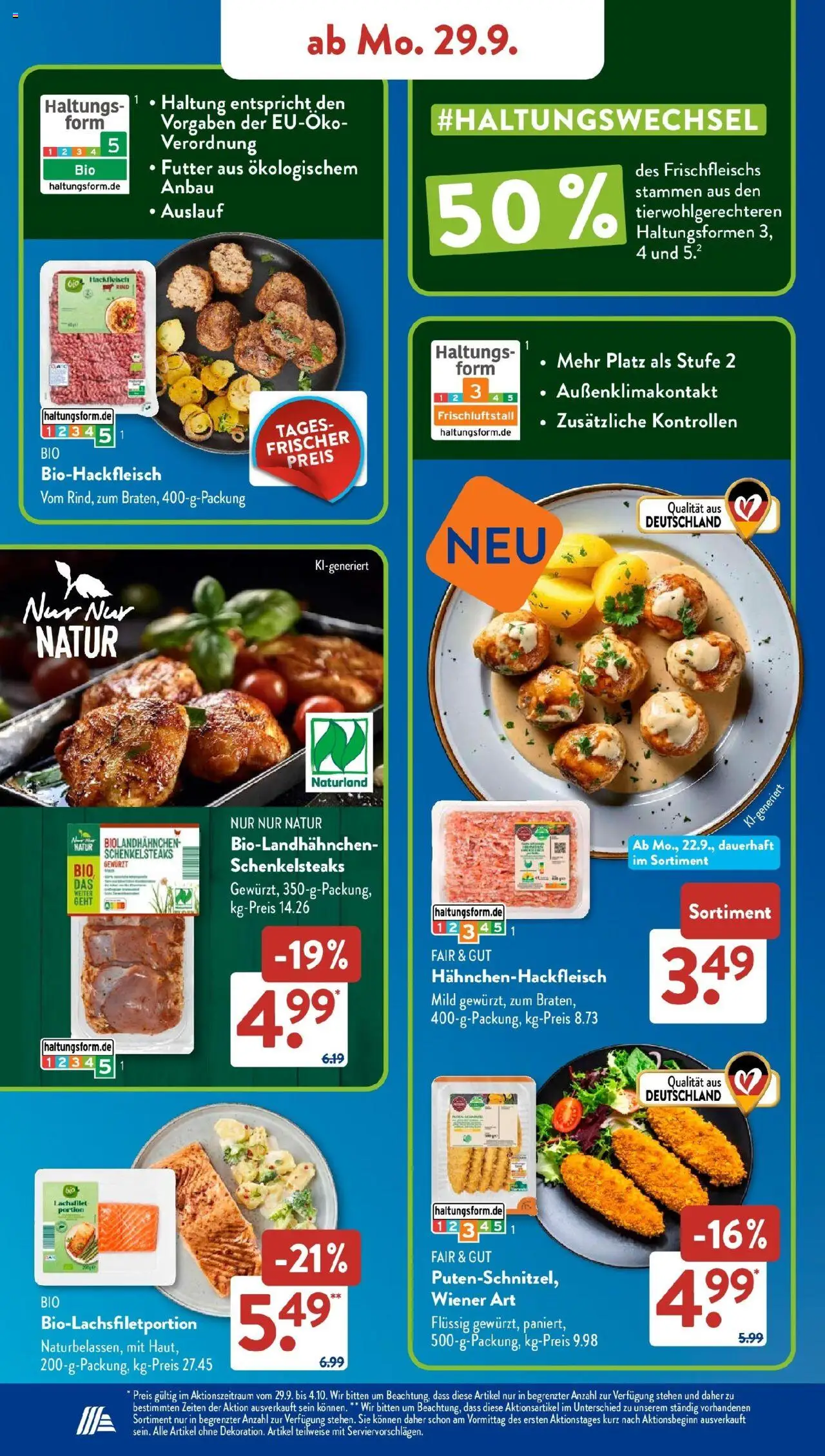 Aldi Süd - Aldi Süd: Wochenangebote – gültig ab 28.09.2025 | Seite: 6 | Produkte: Hackfleisch