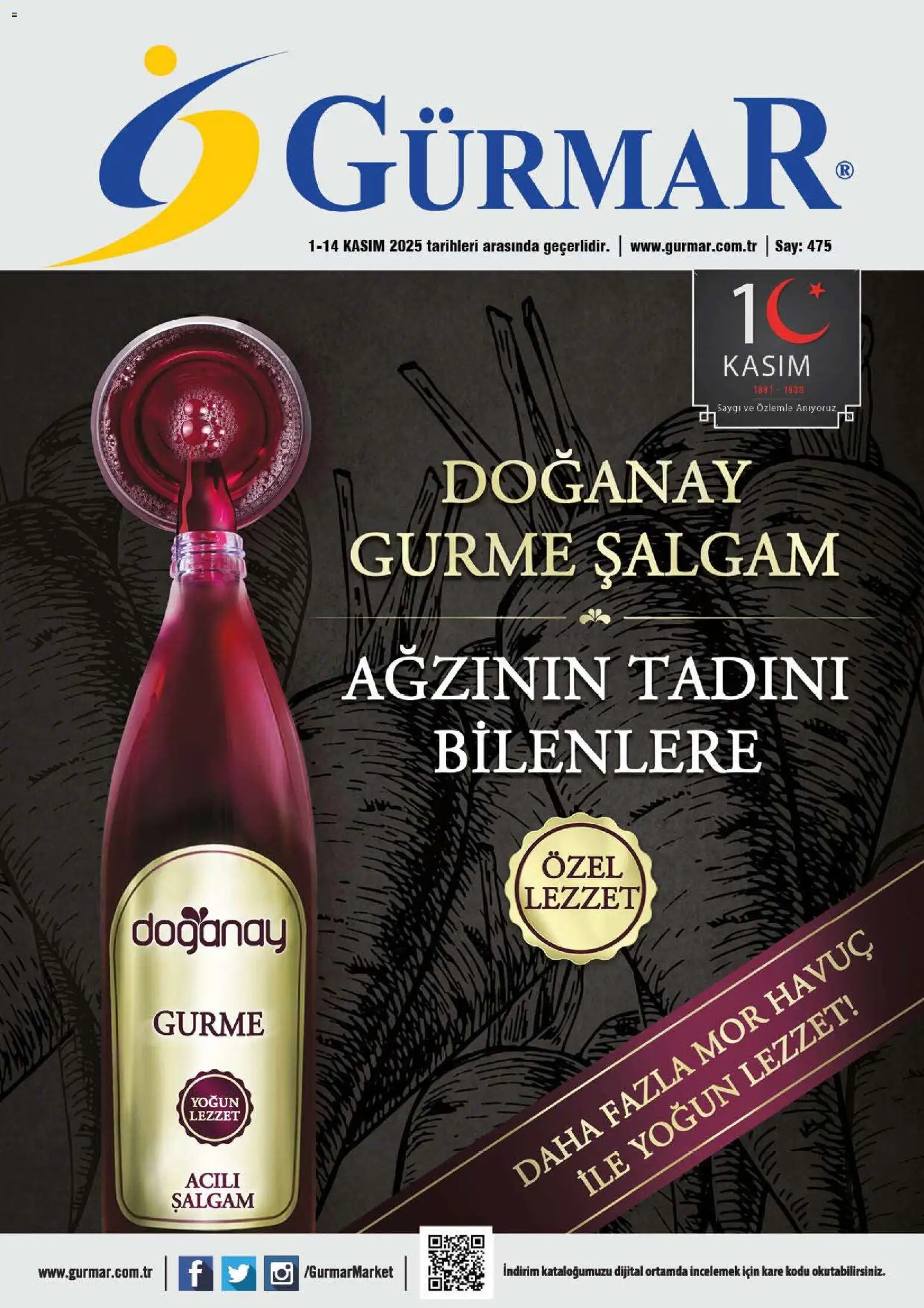 Gürmar - Katalog - 01.11.2025 tarihinden itibaren geçerlidir | Sayfa: 1 | Ürünler: Şalgam, Havuç