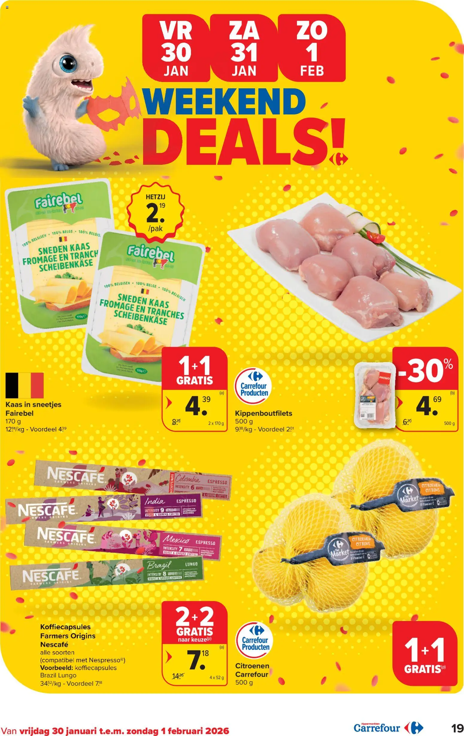 {H1} | Pagina: 19 | Producten: Nescafe, Koffiecapsules, Kaas