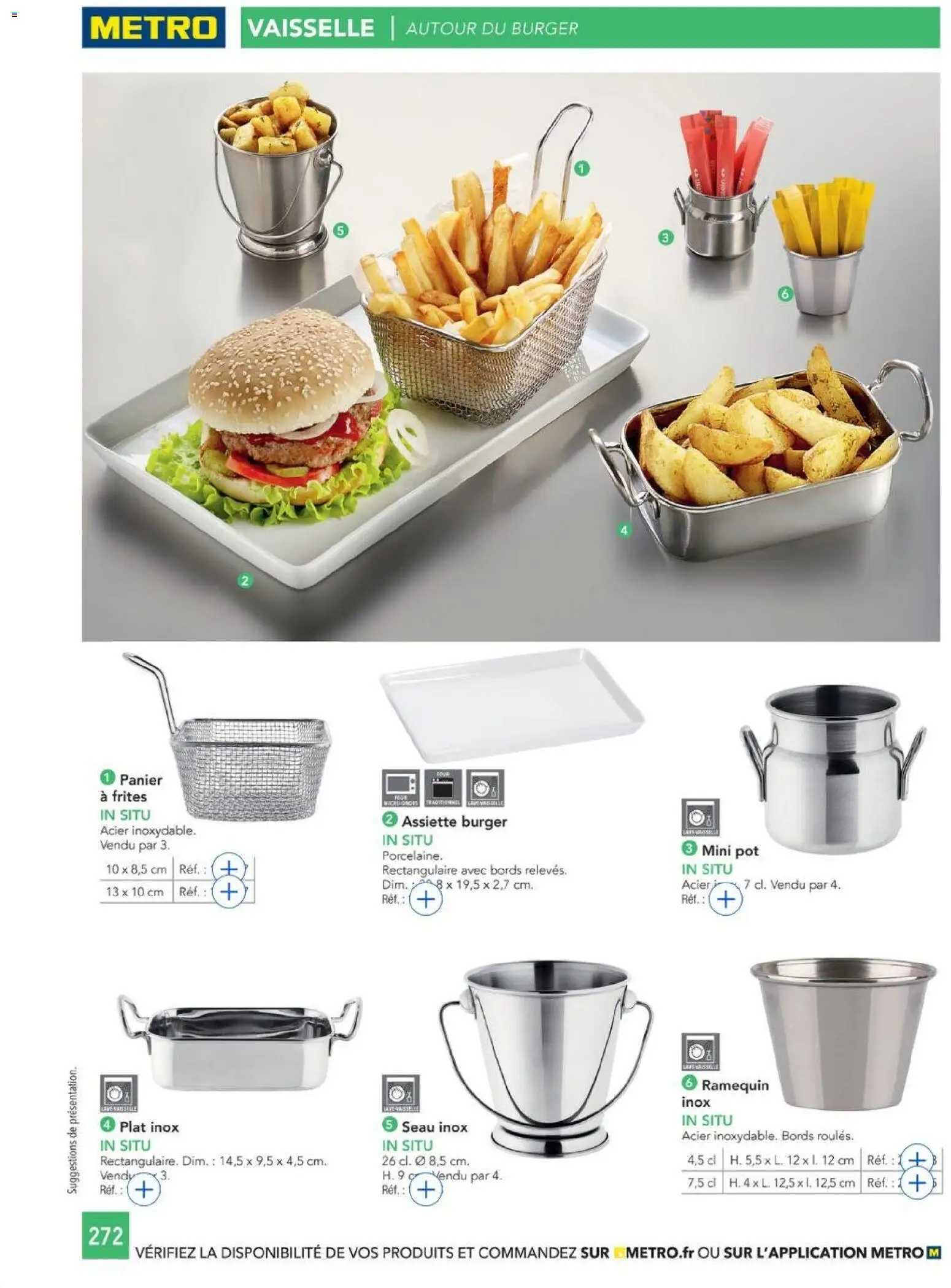 {H1} | Page: 272 | Produits: Four, Frites, Panier