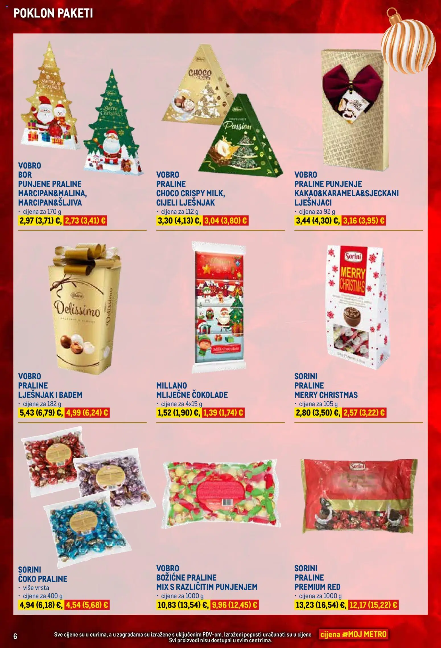 Metro katalog | vrijedi od 03.11.2025 | Stranica: 6 | Proizvodi: Praline, Lješnjak, Badem
