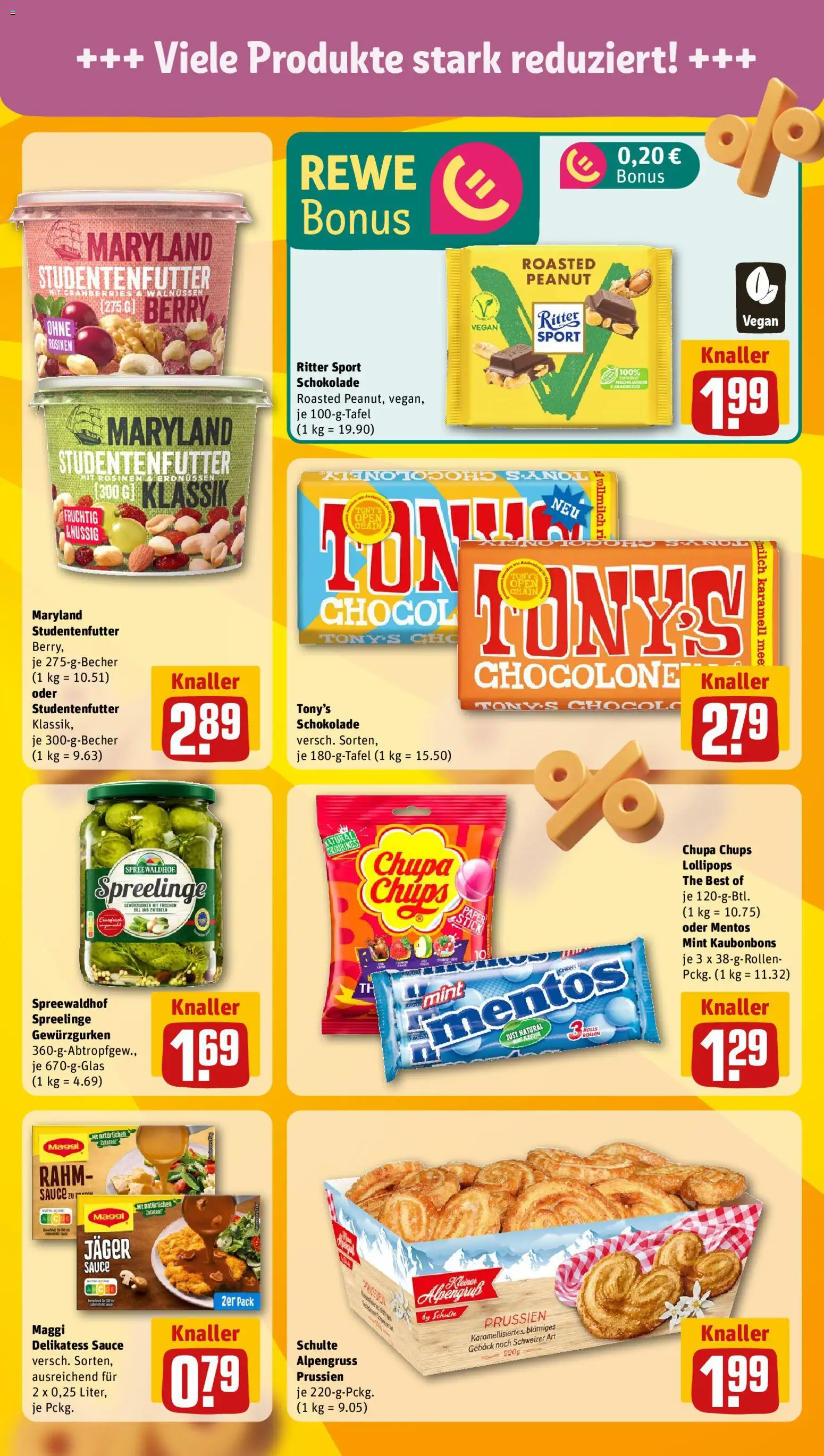 Rewe ihr Kaufpark Prospekt 	 – gültig ab 13.04.2026 | Seite: 17 | Produkte: Maggi, Schokolade, Ritter sport, Zwiebeln
