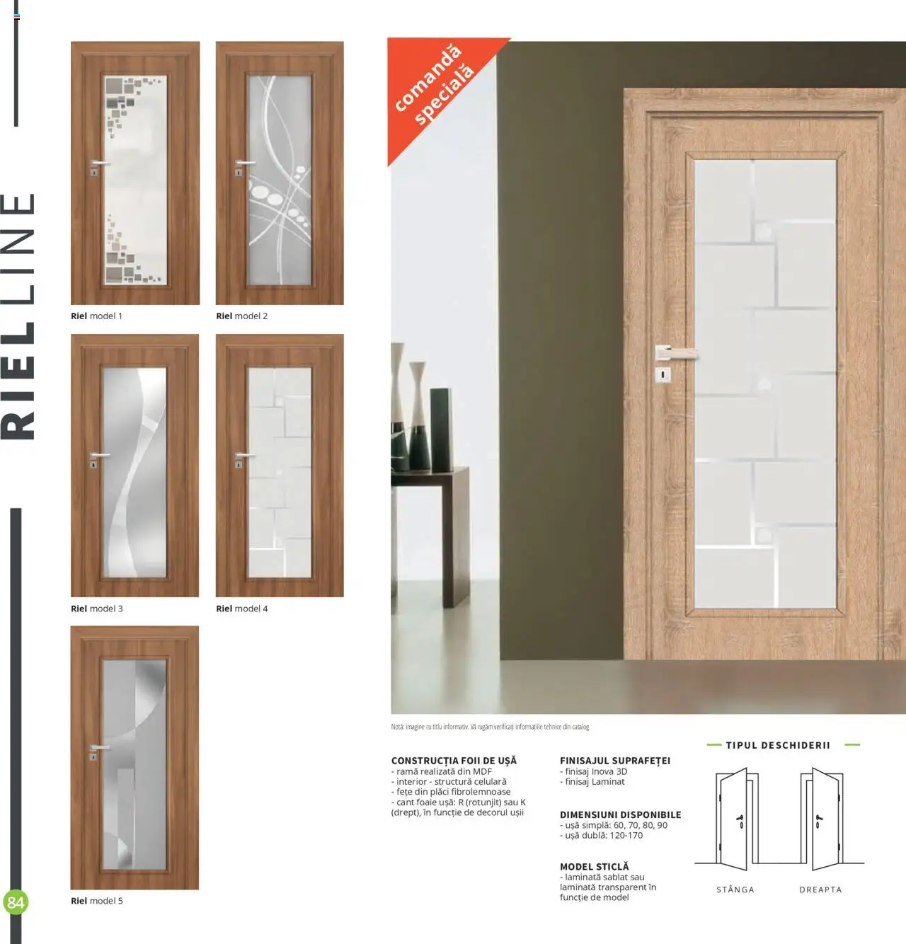 Noul catalog Proges – valabil de la 01.08.2025 | Pagină: 84 | Produse: Ușă