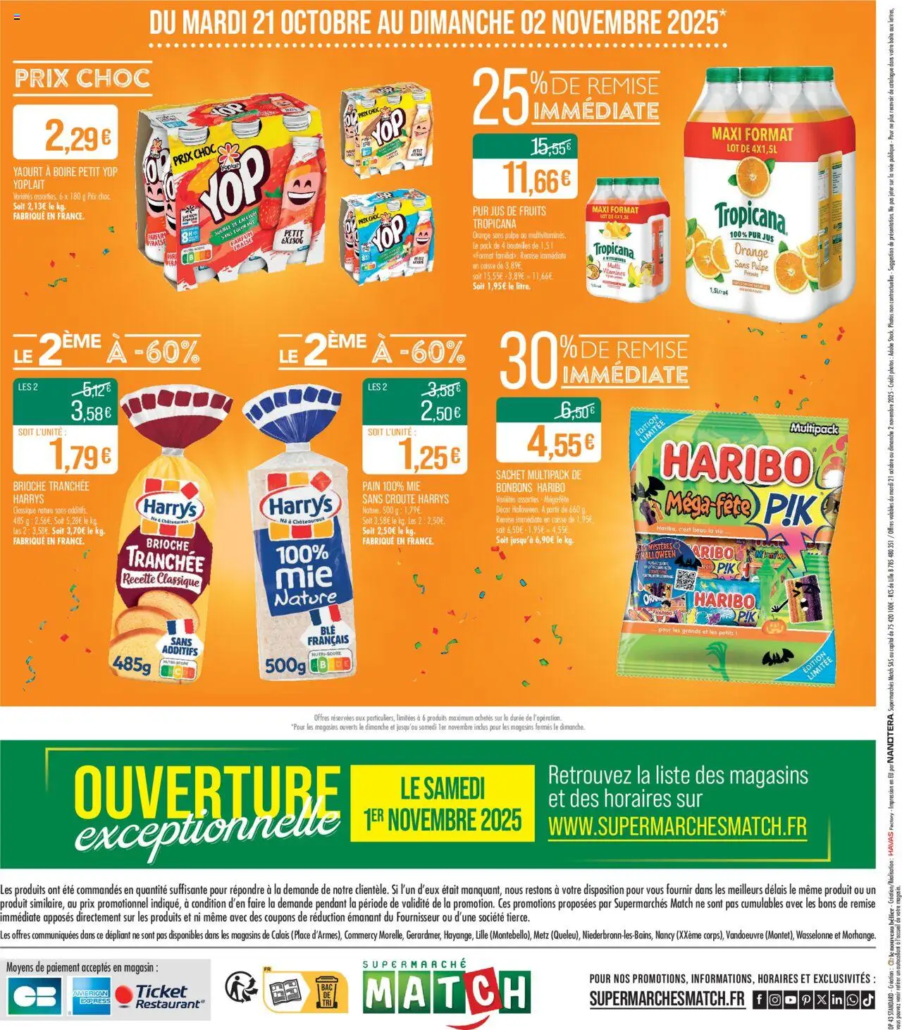 {H1} | Page: 20 | Produits: Fraise, Bonbons Haribo, Yaourt, Pain