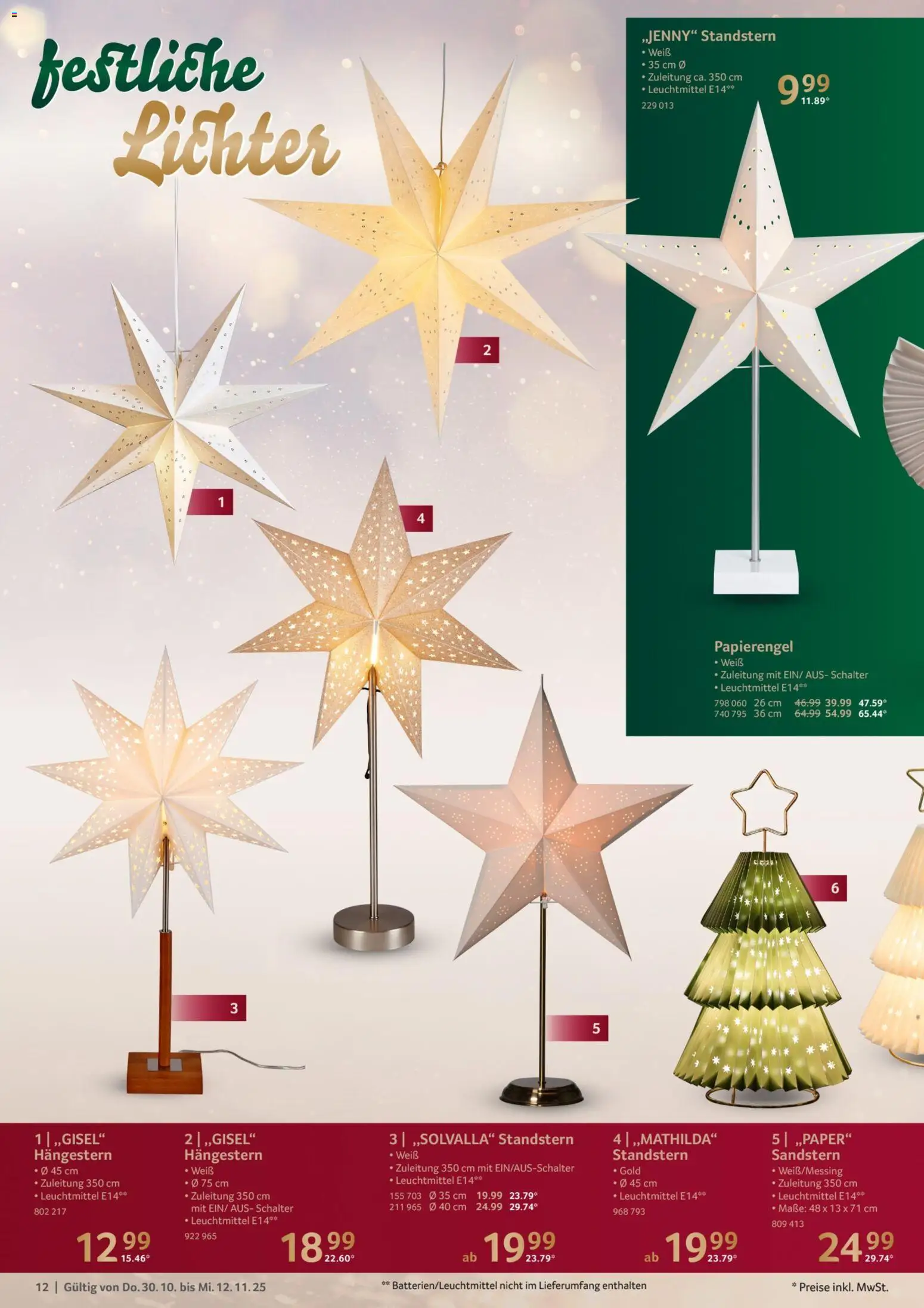 Selgros Weihnachtsdekoration – gültig ab 30.10.2025 | Seite: 12