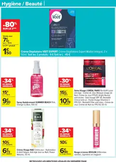  | Page: 69 | Produits: Orange, Crème de nuit, Crème dépilatoire, Crème