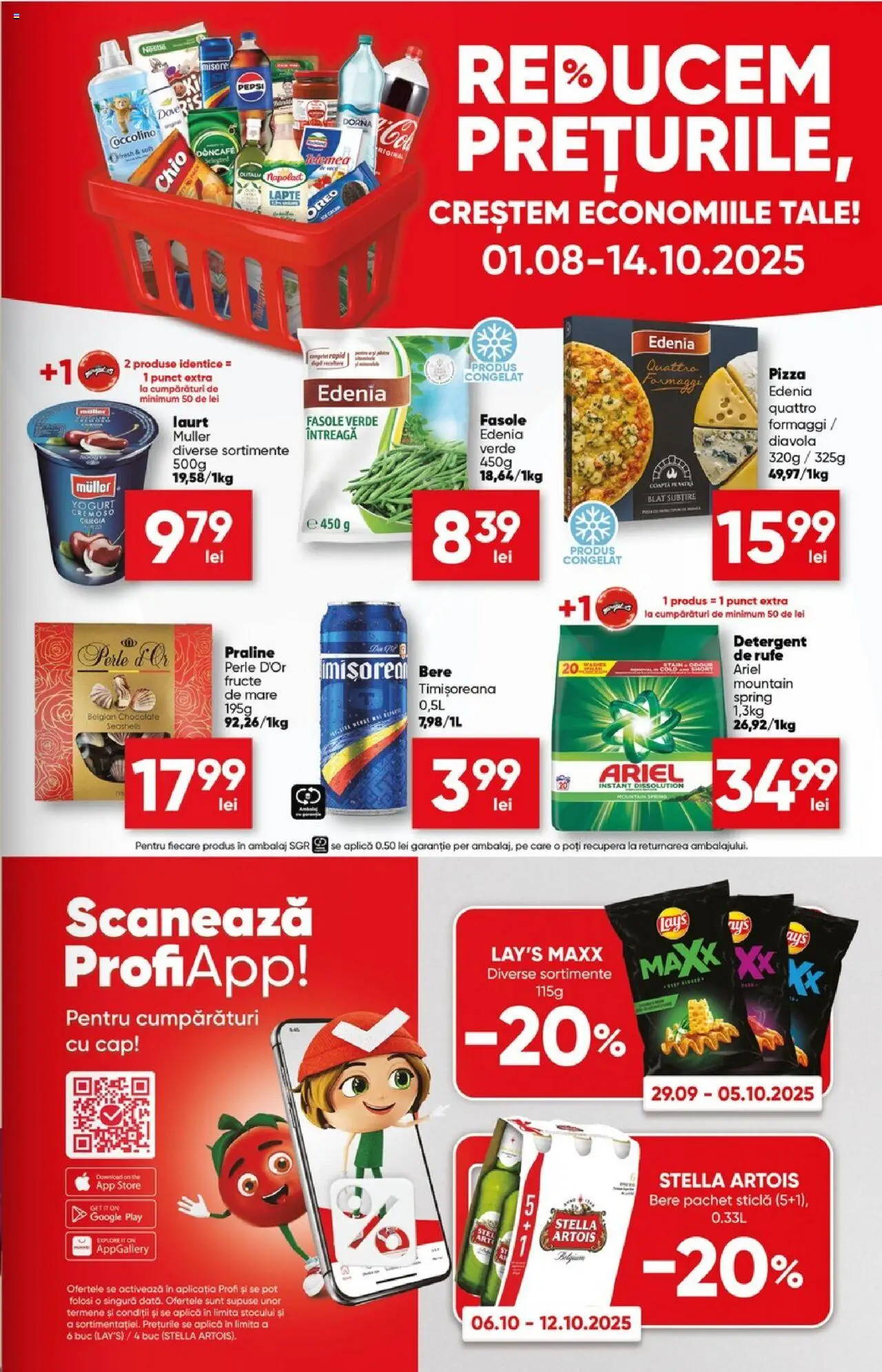Noul catalog Profi – valabil de la 01.10.2025 | Pagină: 7 | Produse: Akrilik boya, Bere, Detergent, Fasole verde