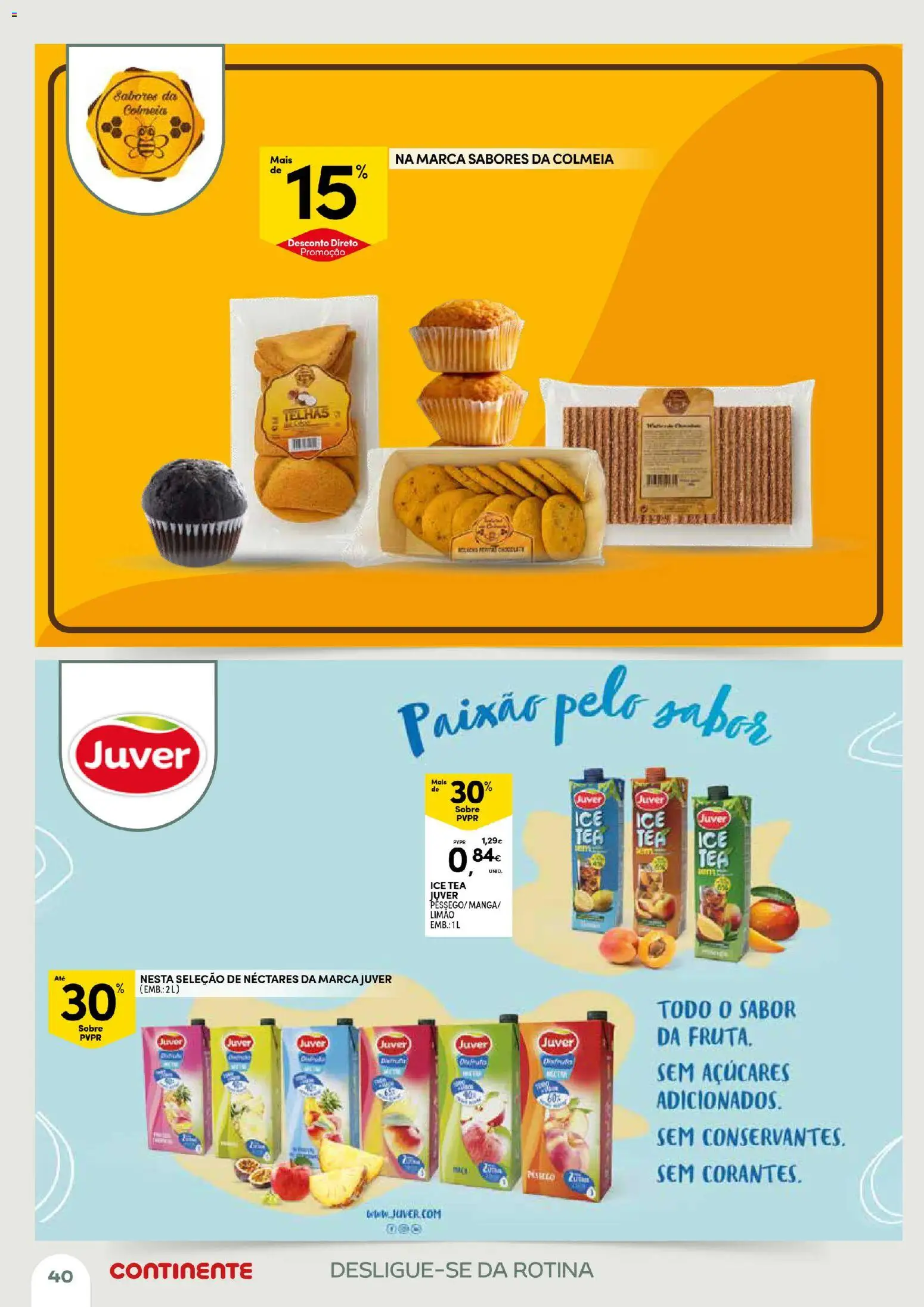 Continente Açores Momentos de pausa │ válido de 21.04.2026 | Página: 40 | Produtos: Telhas