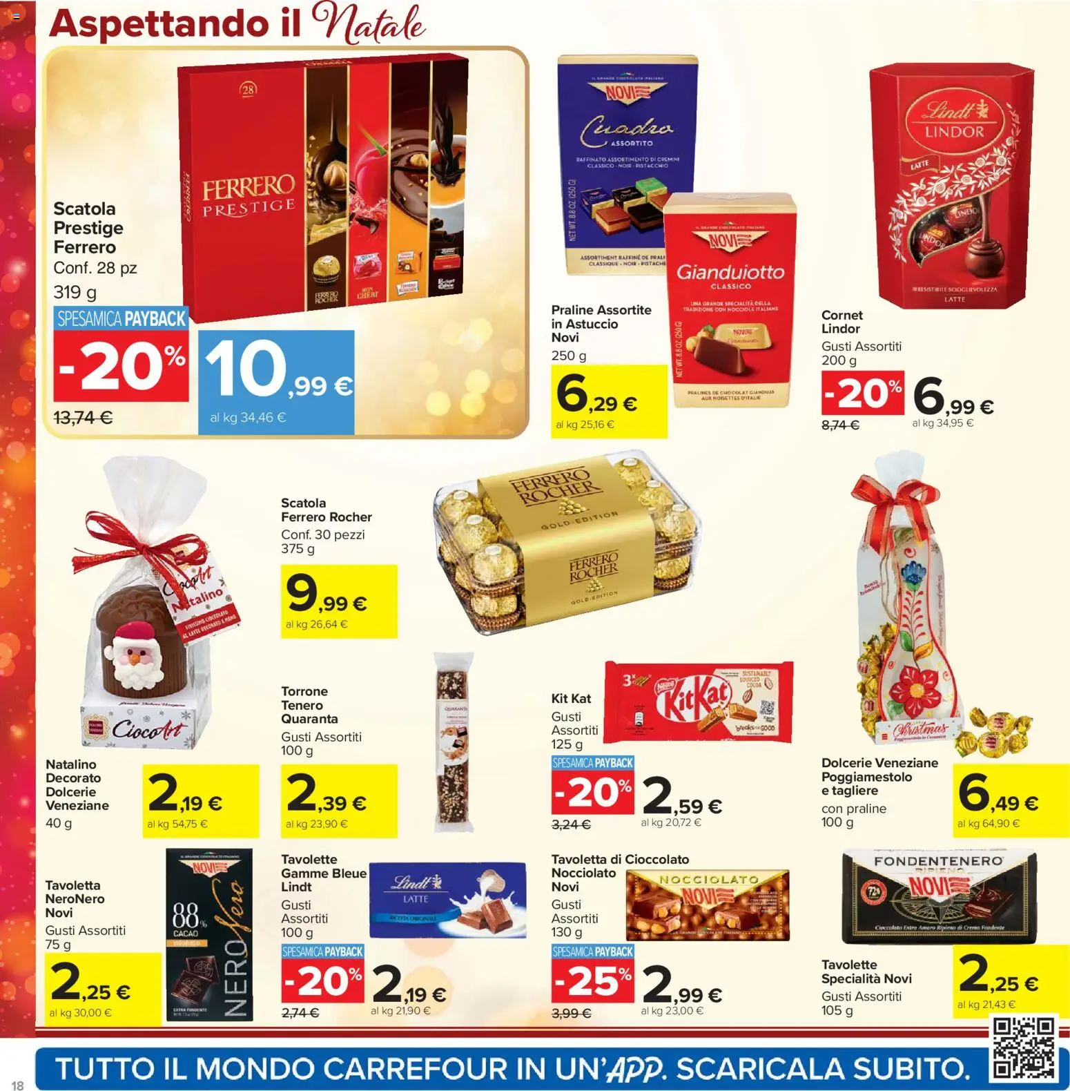 Volantino Carrefour del 02.12.2025 | Pagina: 18 | Prodotti: Latte, Tagliere, Cacao, Amaro