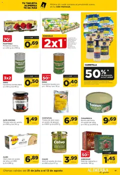 Alimerka folleto Asturias │ válido desde el 31.07.2025 | Página: 17 | Productos: Ensaladilla, Pasta, Ensalada, Atún claro