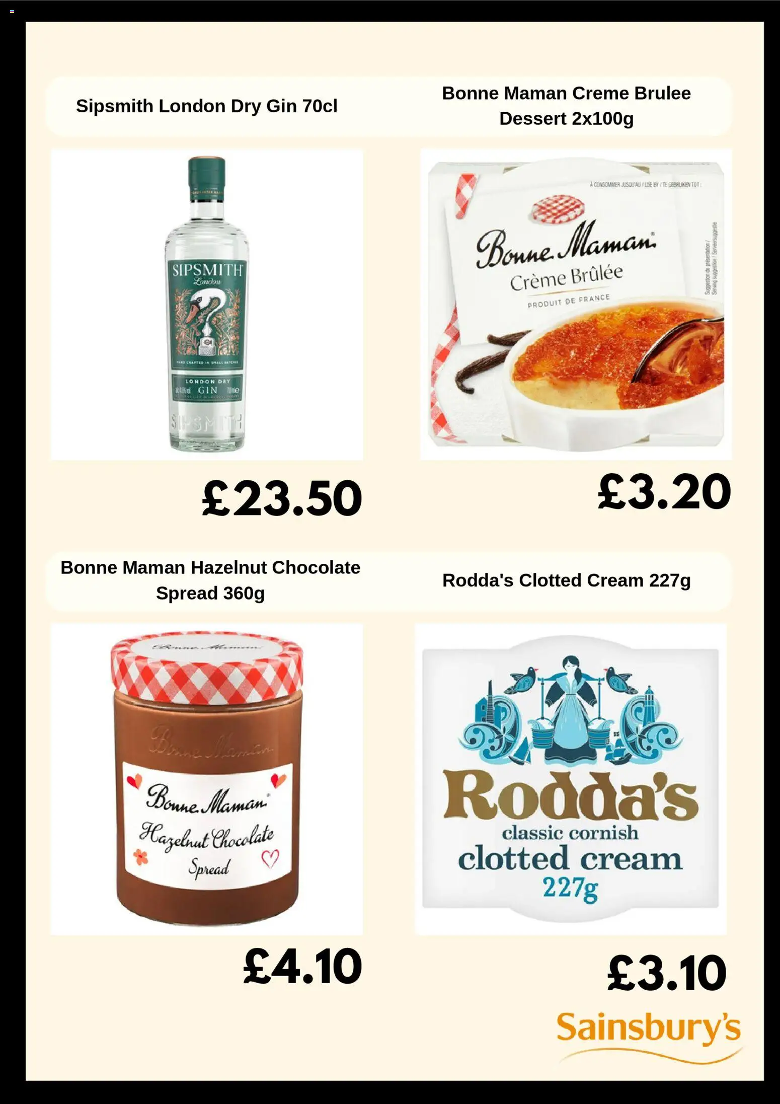 {H1} | Page: 2 | Products: Chocolate, Gin, Cream