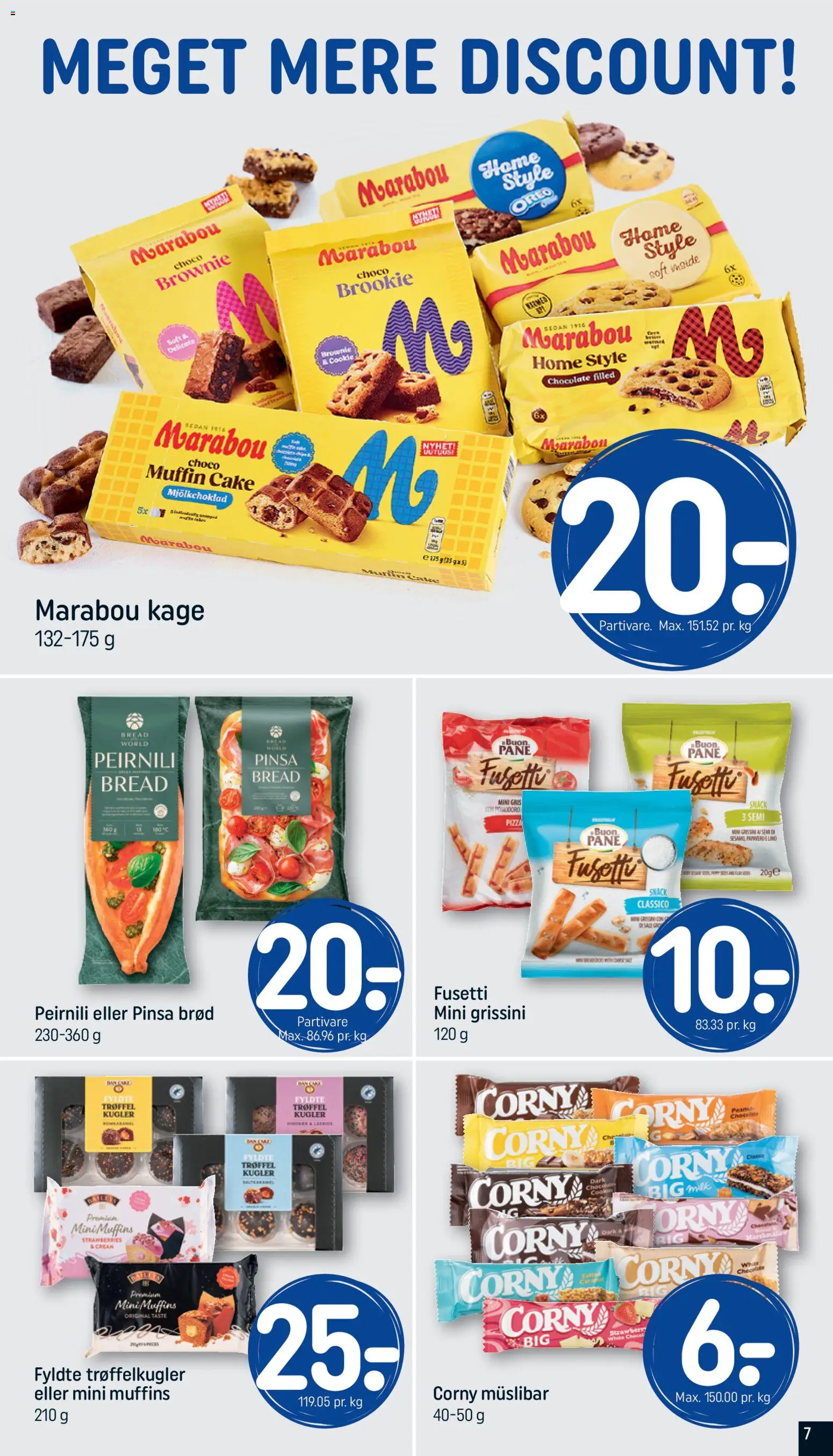 Rema 1000 tilbudsavis – gyldig fra 07.04.2026 | Side: 7 | Produkter: Brød, Oreo, Muffins