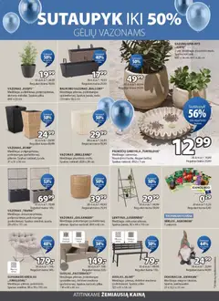 JYSK leidinys galioja nuo 31.03.2026 | Puslapis: 5 | Prekių: Balkono vazonas, Sėklos, Lentyna, Vazonas