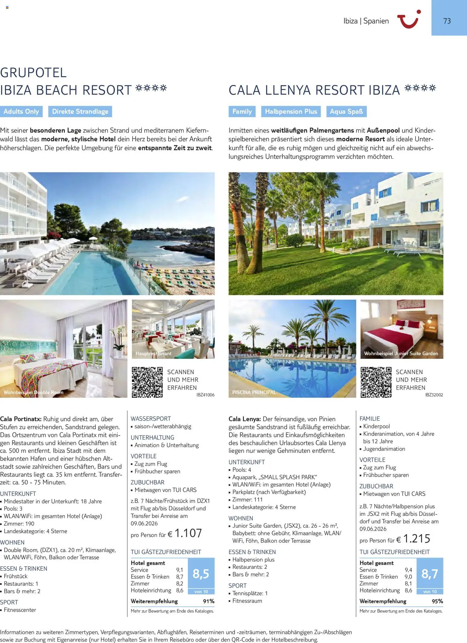 Aida  Südeuropa & Nordafrika 2026/27 – gültig ab 01.01.2026 | Seite: 73 | Produkte: Babybett