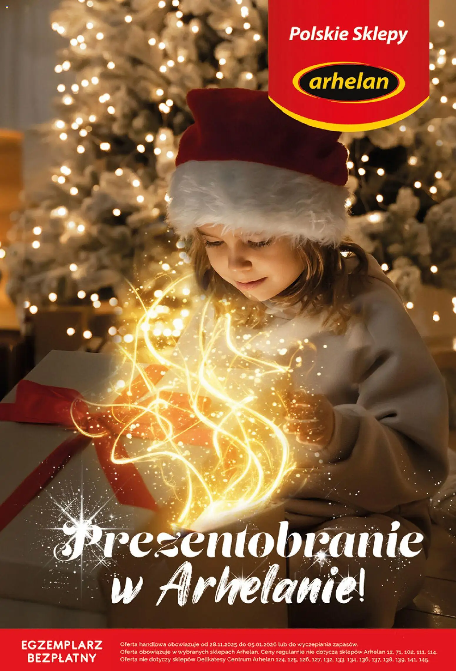 Arhelan Gazetka - Prezentobranie od 28.11.2025 | Strona: 1 | Produkty: Delikatesy